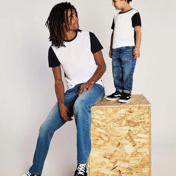 MENS WHITE PANEL T Thumbnail