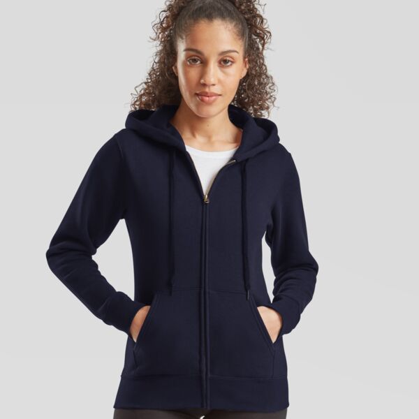 Fruit of the Loom Premium Lady Fit Zip Hooded Jacket Thumbnail