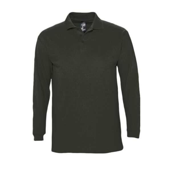 SOL'S Winter II Long Sleeve Cotton Piqué Polo Shirt Thumbnail