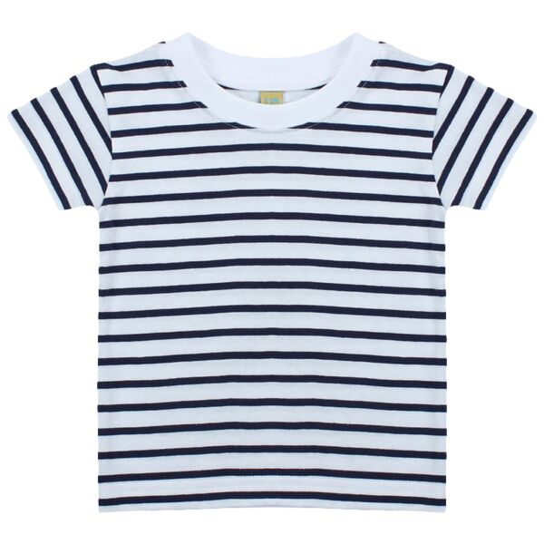 Larkwood Baby/Toddler Striped Crew Neck T-Shirt Thumbnail