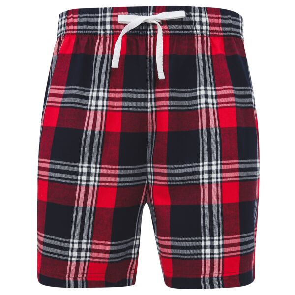 SF Clothing Tartan Lounge Shorts Thumbnail