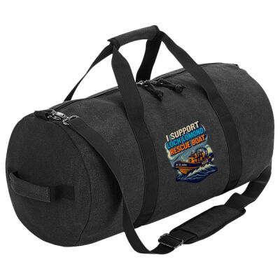 I Support LLRB Vintage Canvas Duffle Bag Thumbnail